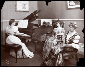 Pianorecital, New York, 1907